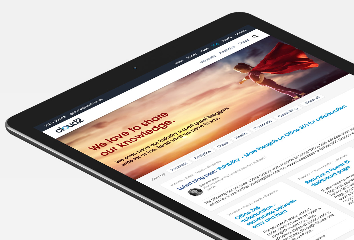 Cloud2 sharing stories