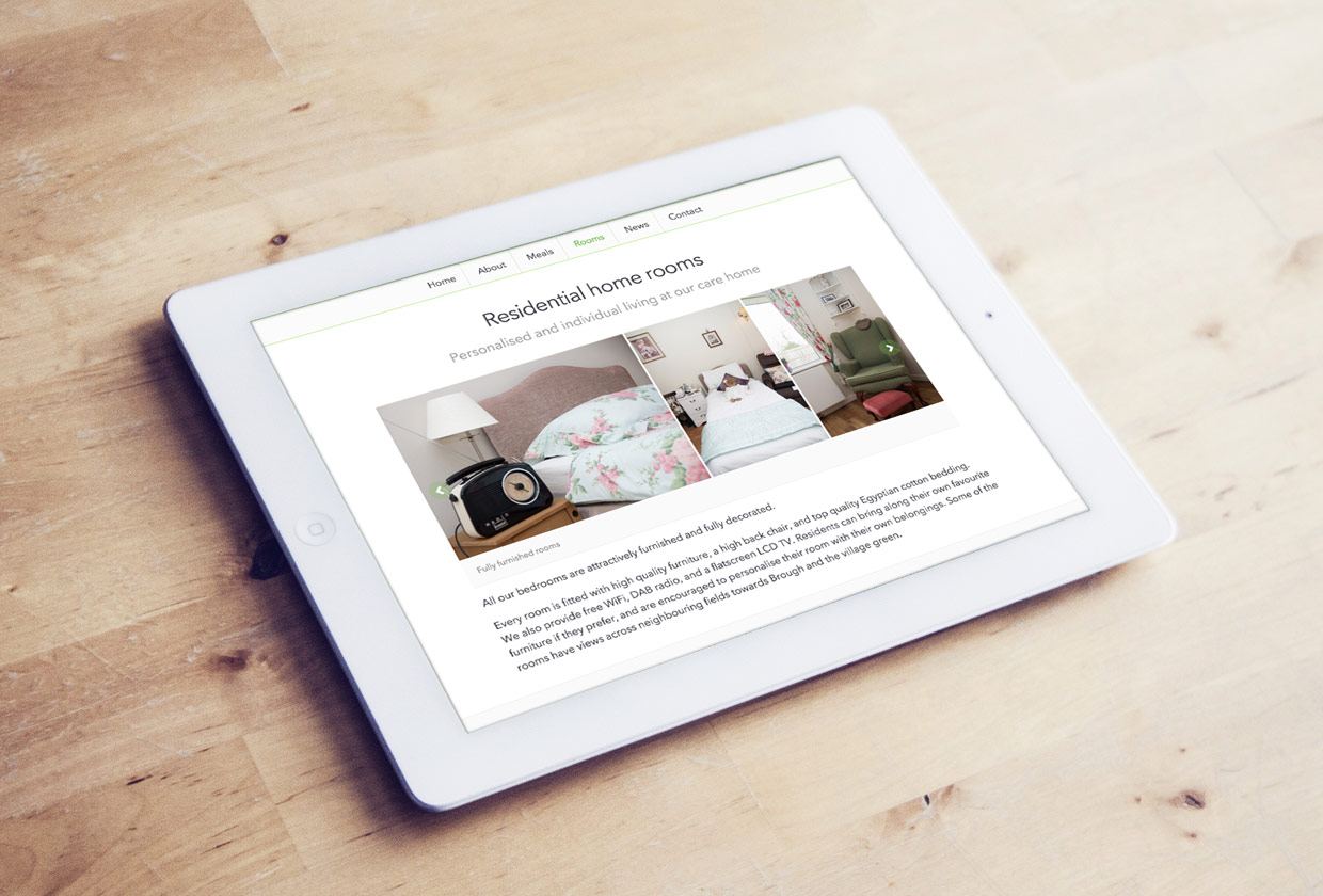 Responsive web design in Hull on an ipad