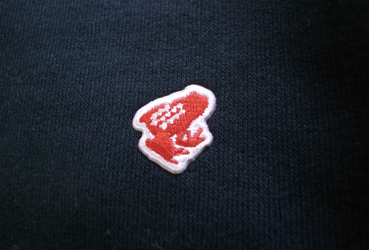 Branding work applied to apparel