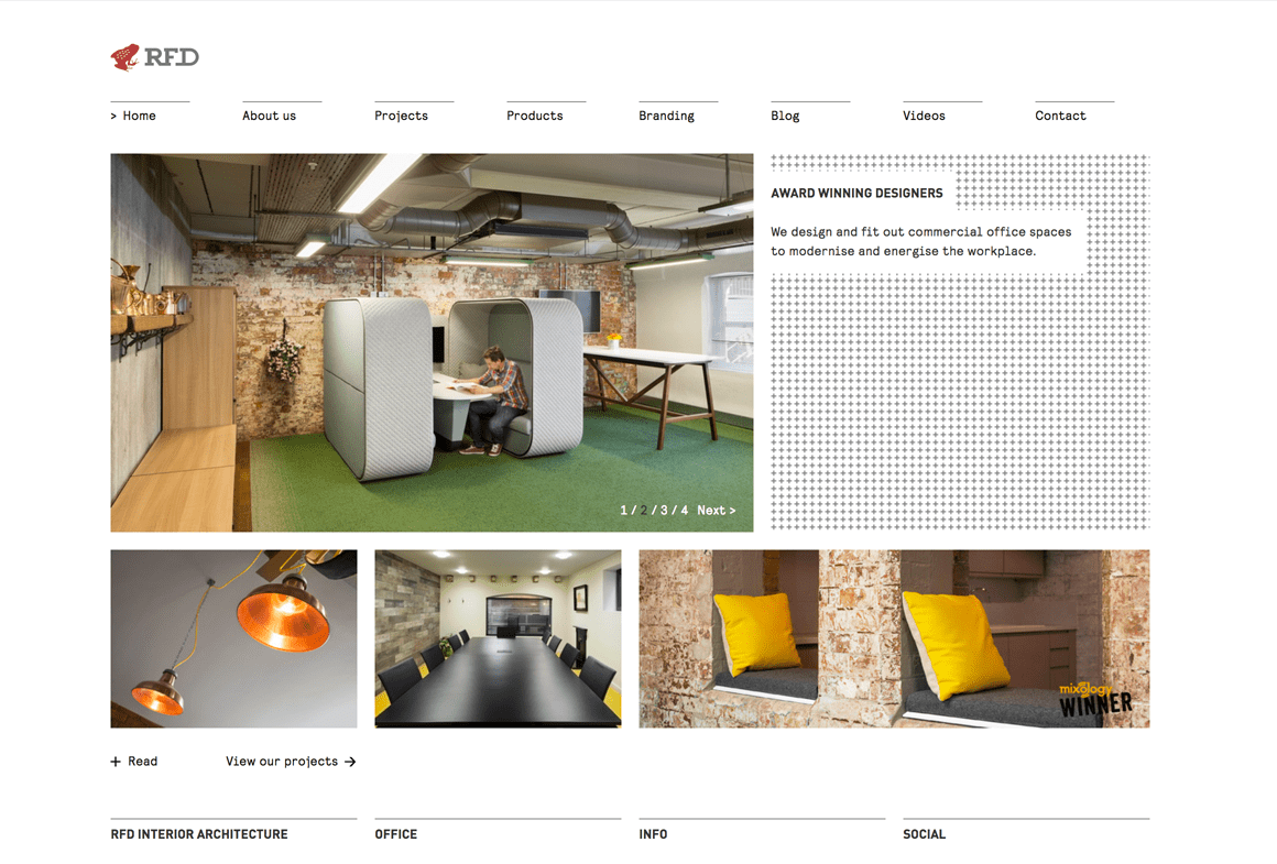 Bespoke web design with content management system