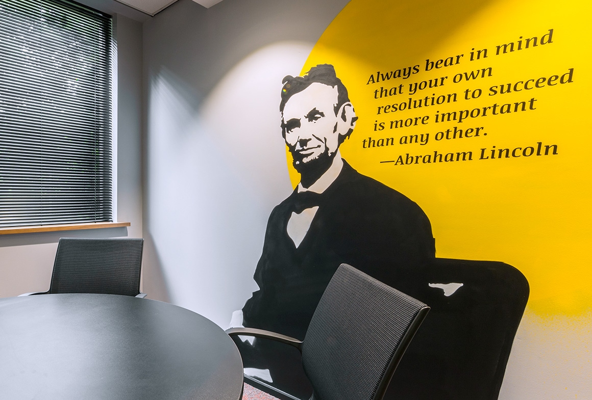 Abe Lincoln wall art