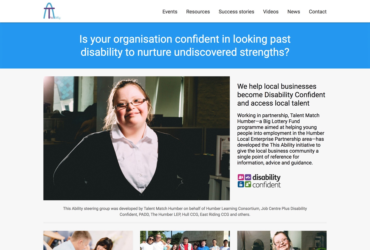 Website that helps young disabled people find employment